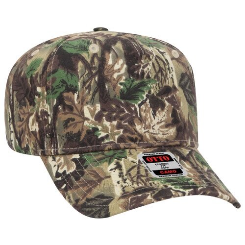 OTTO CAP Camouflage 5 Panel Mid Pro Style Cap