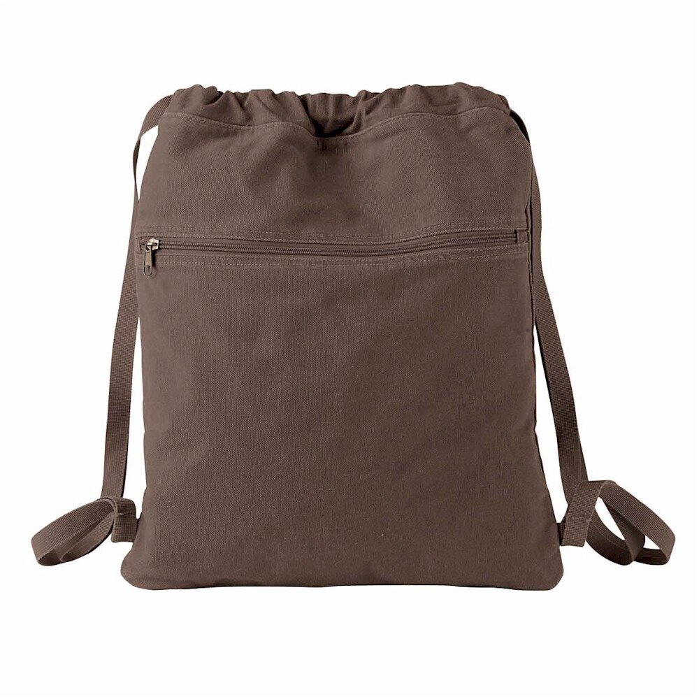 Authentic Pigment Pigment-Dyed Canvas Cinch Sack