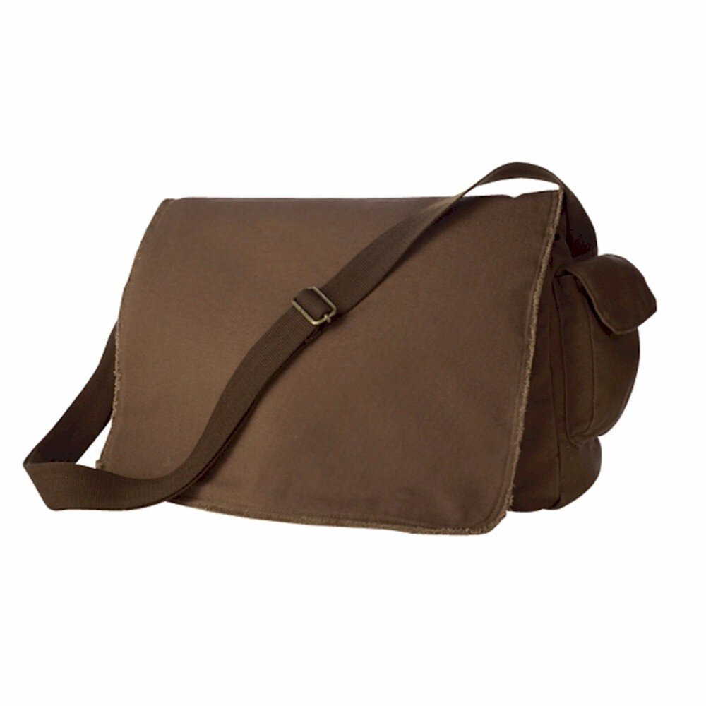Authentic Pigment Pigment-Dyed Messenger Bag:  