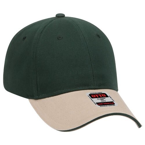 OTTO CAP LowPro Twill Sandwich Visor Baseball Cap