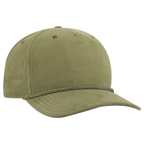 OTTO CAP 5 Panel Mid Profile Corduroy Baseball Cap
