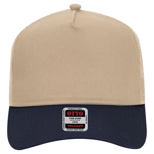 OTTO CAP | 5 Panel MidPro Trucker- Leatherette Patch