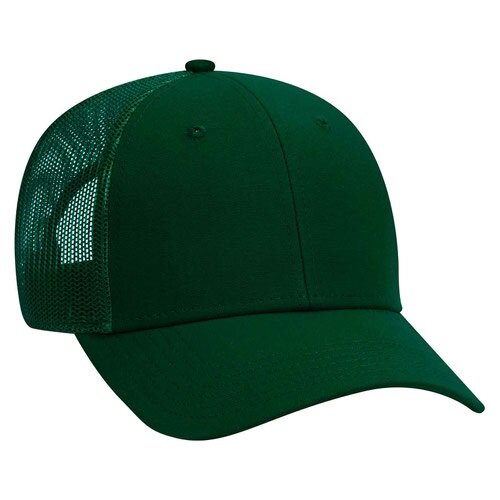 OTTO CAP 6 Panel LowPro Mesh Back Cotton Trucker