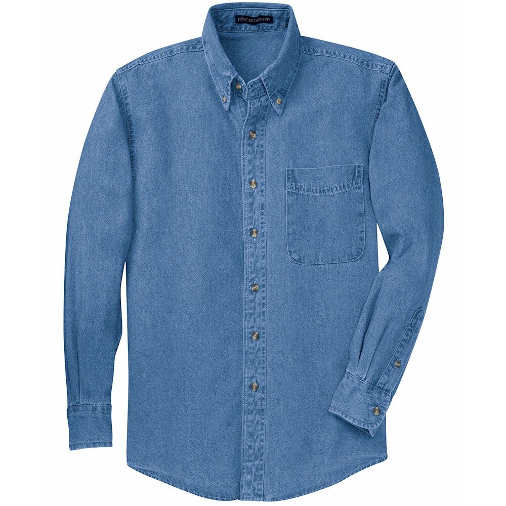 L/S Port Auth Tall  Denim Shirt