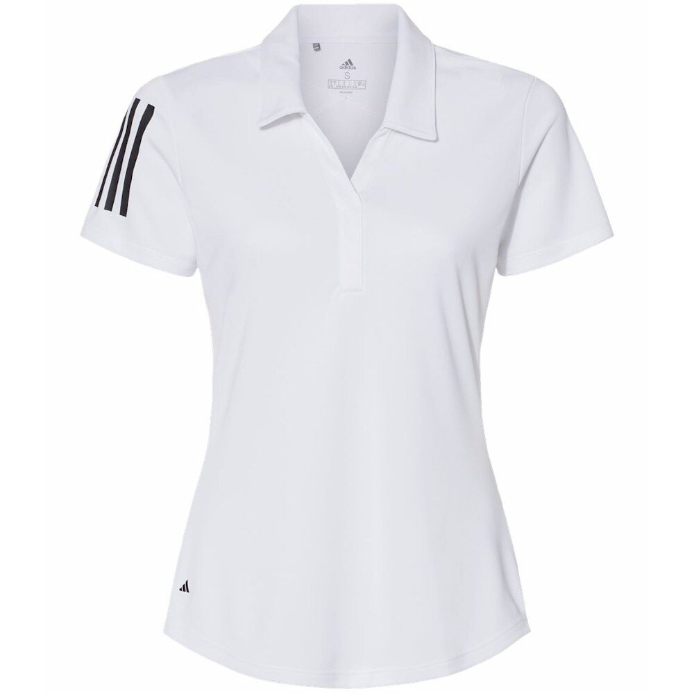 Adidas Ladies Floating 3-Stripes Sport Shirt