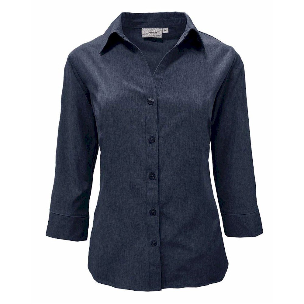 AKWA | AKWA Ladies' Chambray 3/4 Dress Shirt