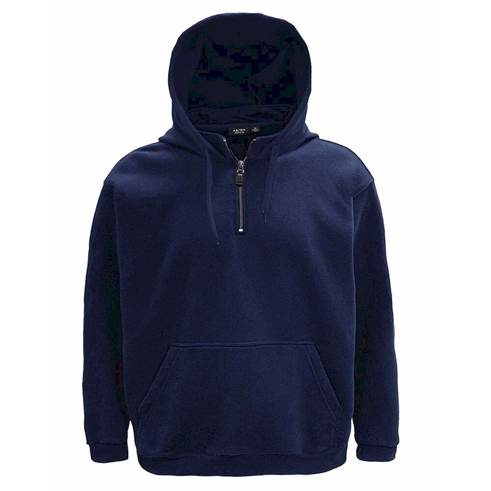 AKWA HEAVYWEIGHT Cotton/Poly Mock Neck 1/4 Zip