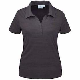 AKWA LADIES' MADE IN USA Tiger Stripe Polo