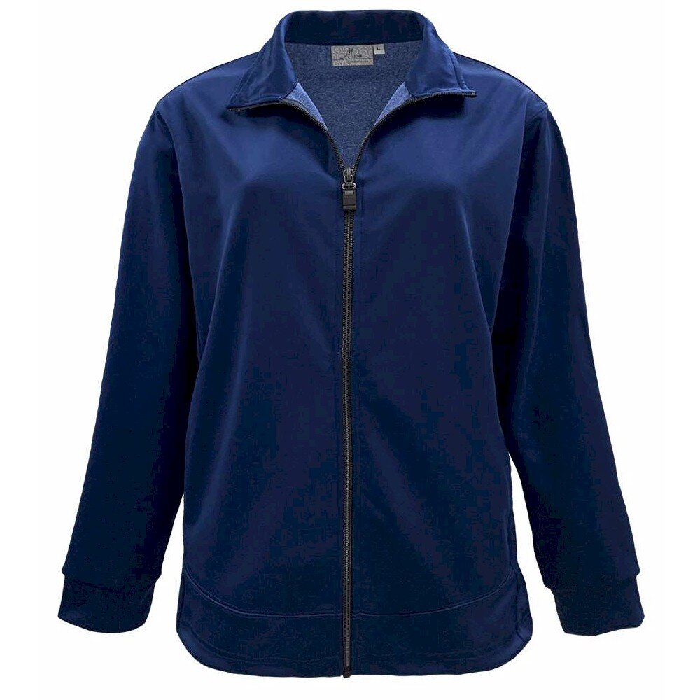 AKWA Ladies' Bonded Interlock Full Zip W/ Pockets