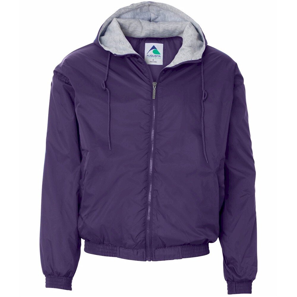 Augusta Hooded Taffeta Jacket/Fleece Lined