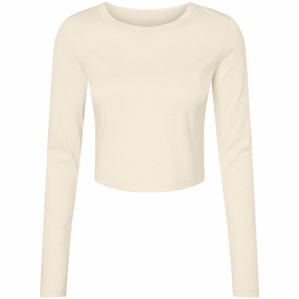 Bella + Canvas Ladies' Micro Ribbed LS Baby Tee