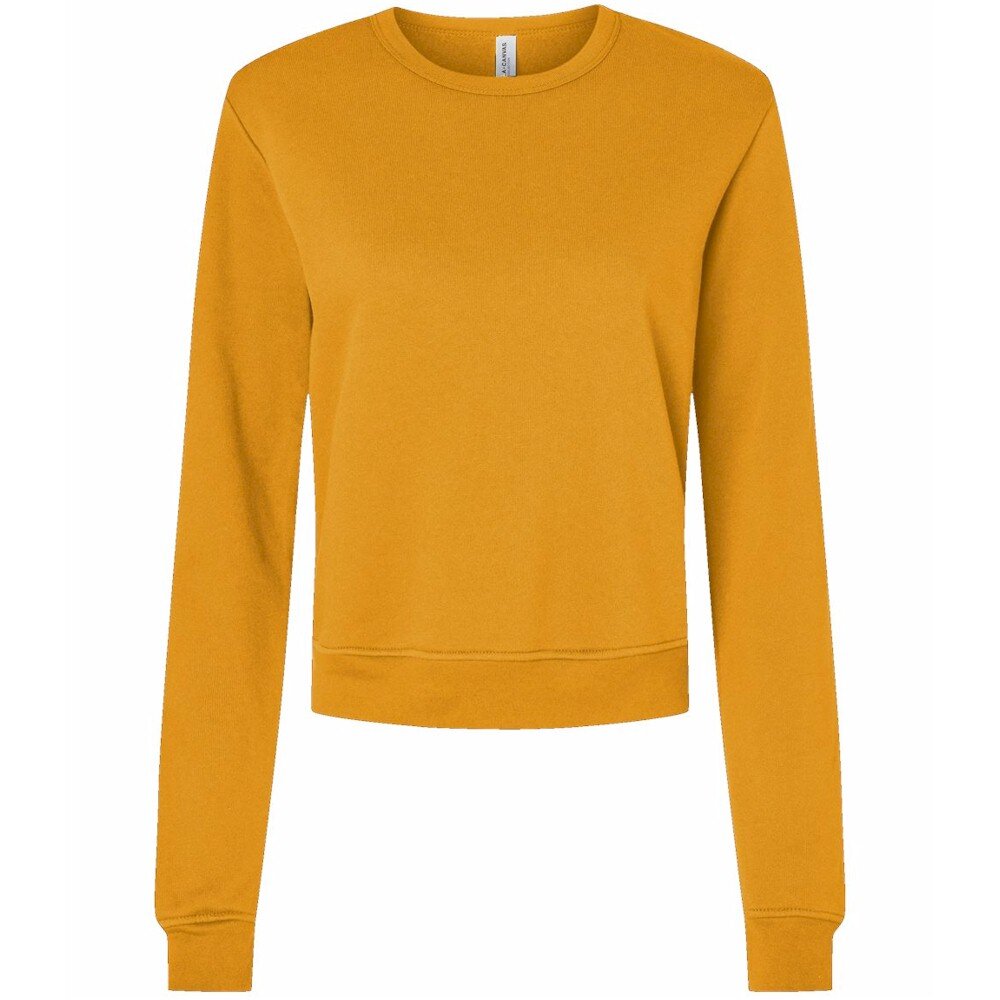 BELLA Ladies Sponge Fleece Classic Crewneck