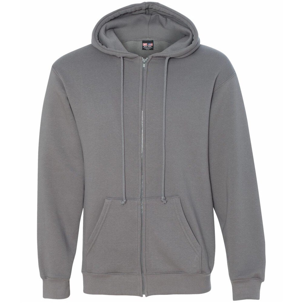 Bayside USA-Made Full Zip Hooded Sweatshirt