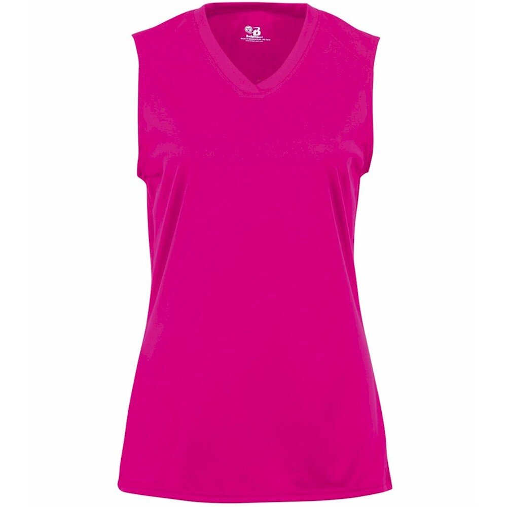 Badger LADIES' B-Dry Sleeveless V-Neck