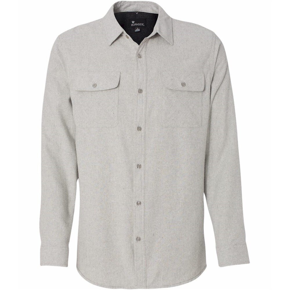 Burnside Solid Flannel Shirt