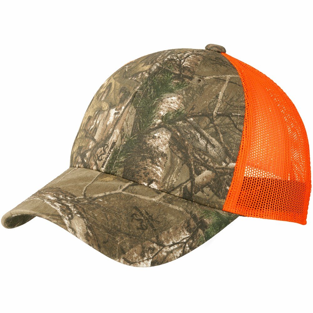 Port Authority Structured Camouflage Mesh Back Cap