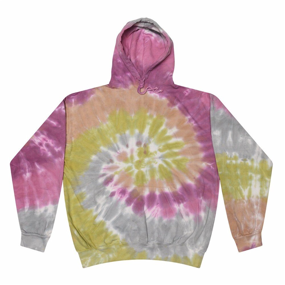 Tie-Dye Adult Tie-Dyed Pullover Hooded Sweatshirt