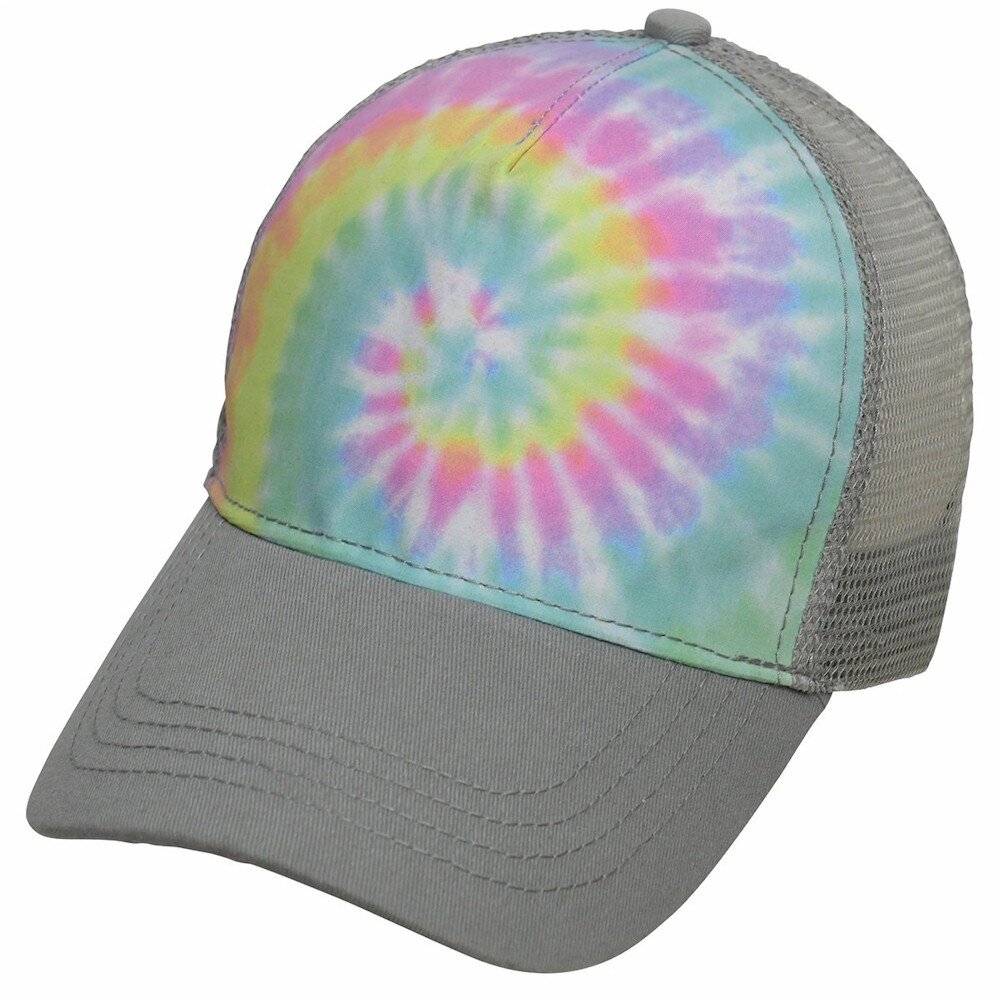 Tie-Dye Adult 5 Panel Trucker Hat