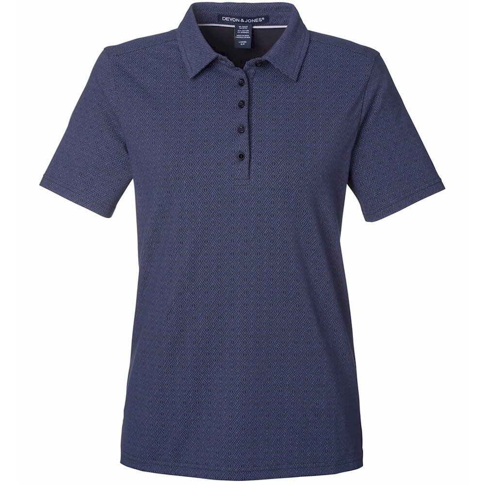 D&J Ladies Crownlux Performance® Geo Polo