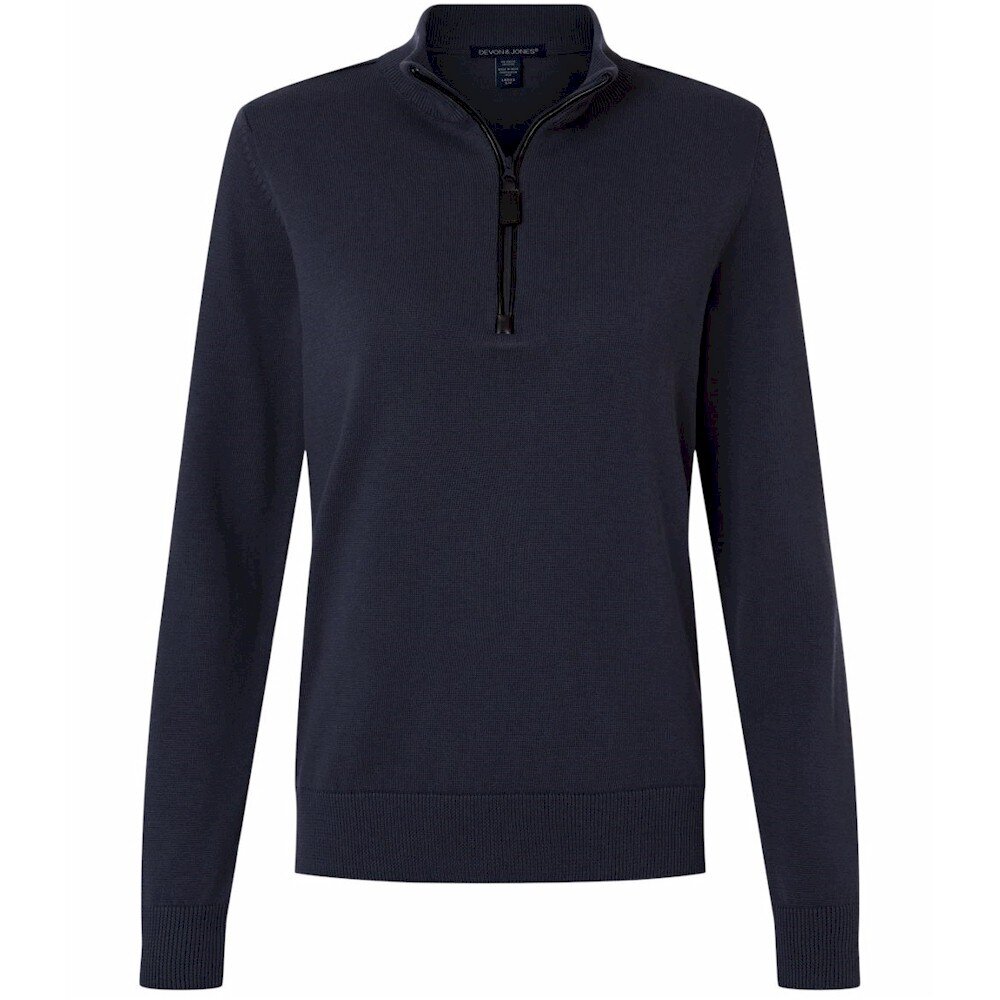Devon&Jones Ladies New Classics 1/4-Zip Sweater