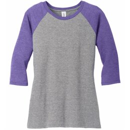 DISTRICT | District Made® Ladies Perfect Tri® 3/4-Slv Raglan