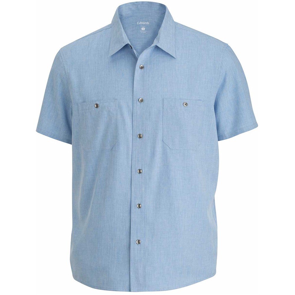 Edwards Melange Ultra-Light Chambray Shirt