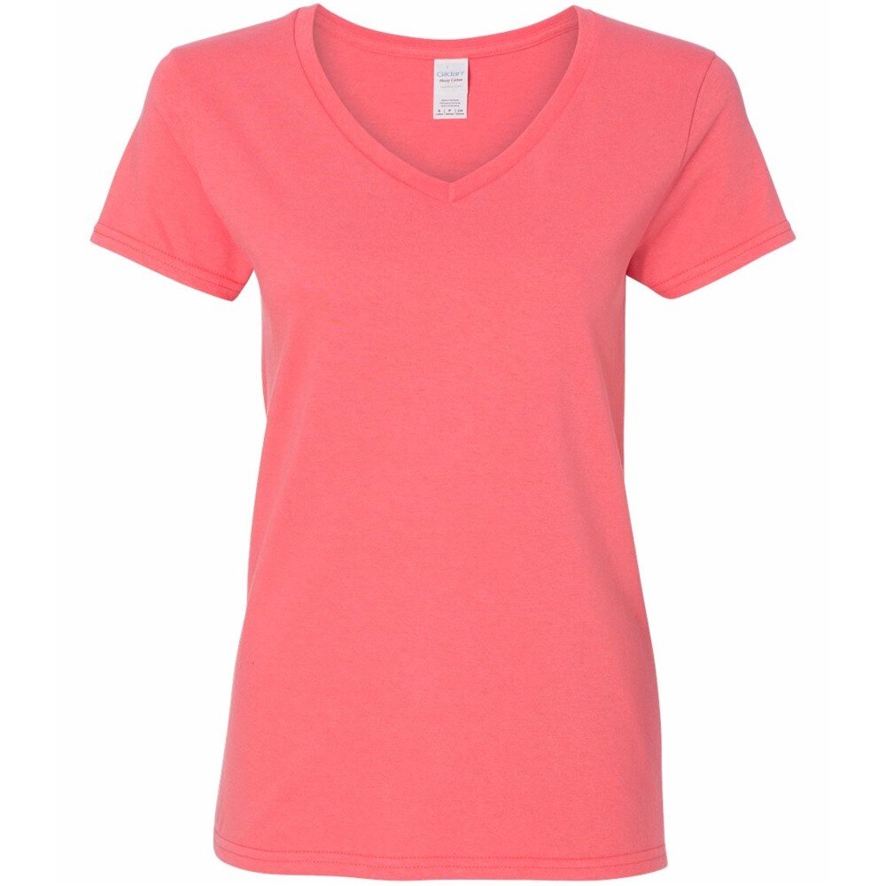 GILDAN Heavy Cotton LADIES' V-Neck Tee