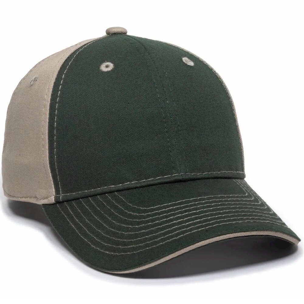 Outdoor Cap Garment Washed Solid Back Cap