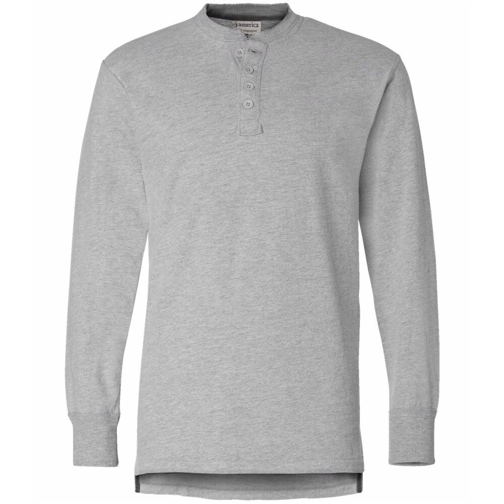 J America Vintage Brushed Jersey Henley
