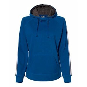 J. America Ladies Rival Fleece Hooded Sweatshirt