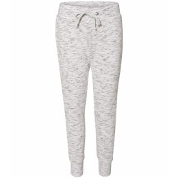J America | LADIES' Melange Fleece Jogger Pants