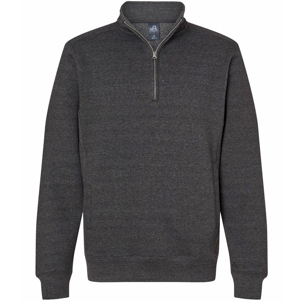 J. America Heavyweight Fleece 1/4-Zip Sweatshirt