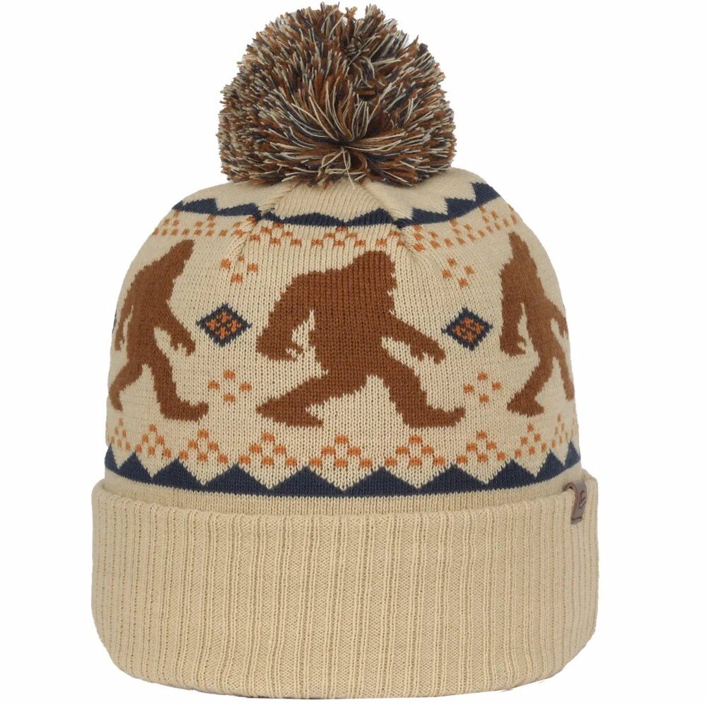 Outdoor Cap Graphic Watch Cap w/ Pom