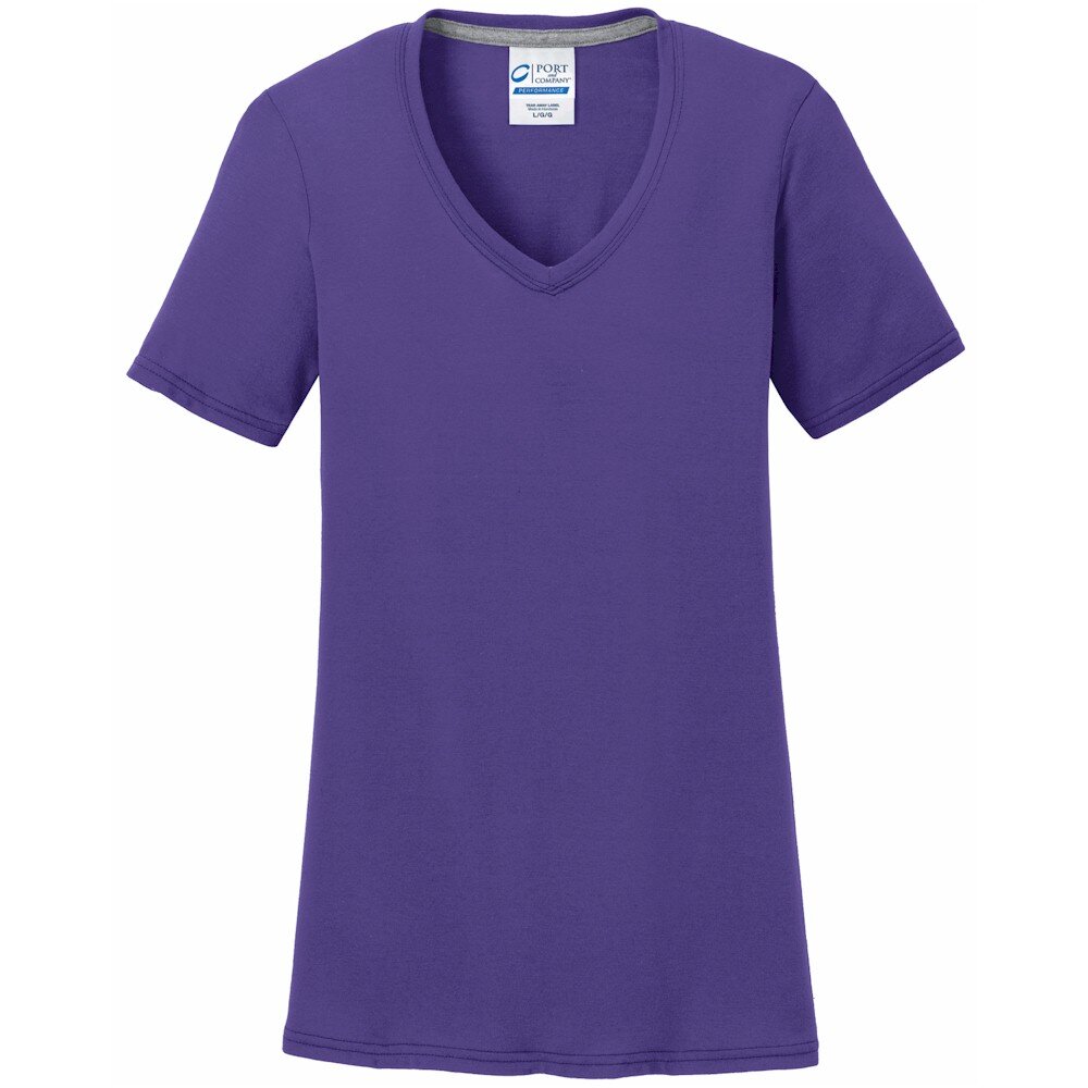 P&C® Ladies Performance Blend V-Neck Tee
