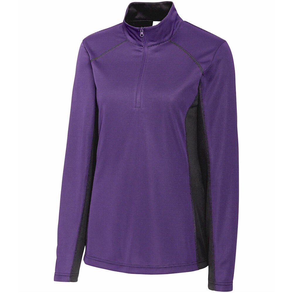 Clique Ice Pique Block Ladies 1/2 Zip Pullover