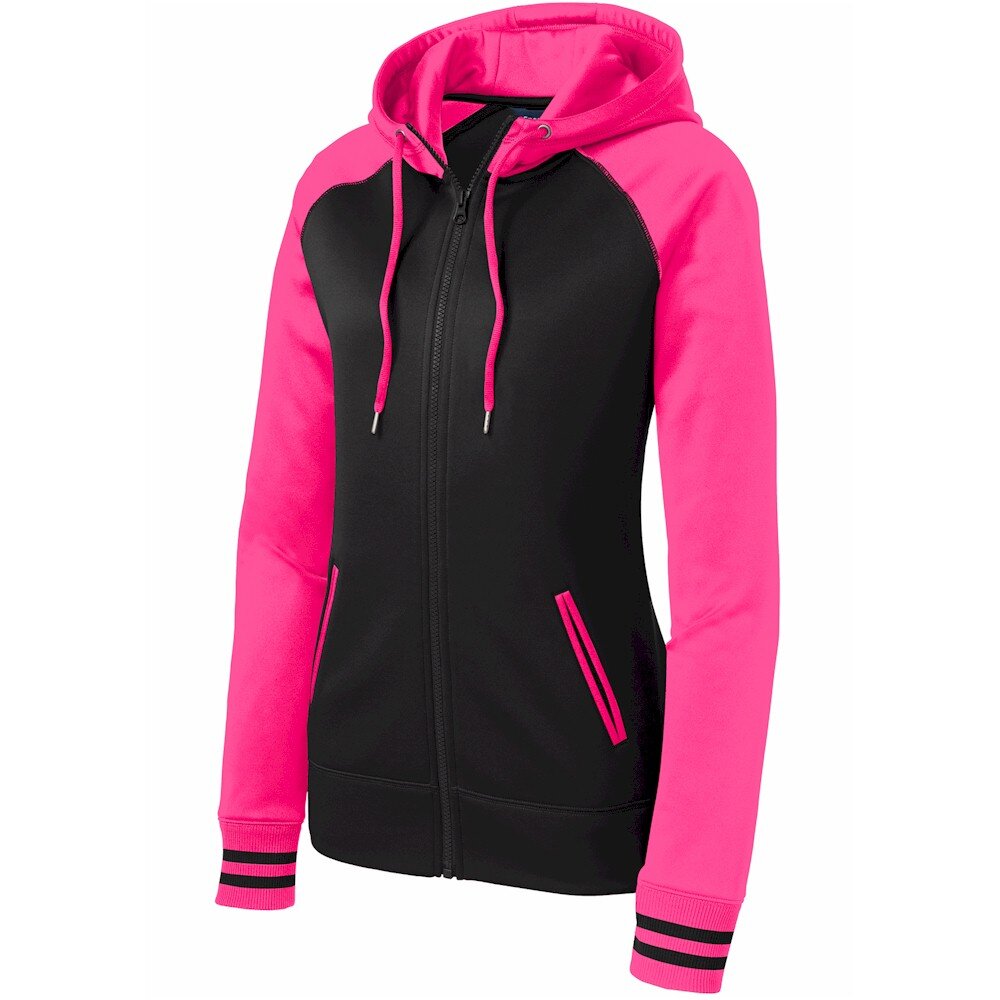 Sport-Tek LADIES' Sport-Wick Fleece Hooded Jacket
