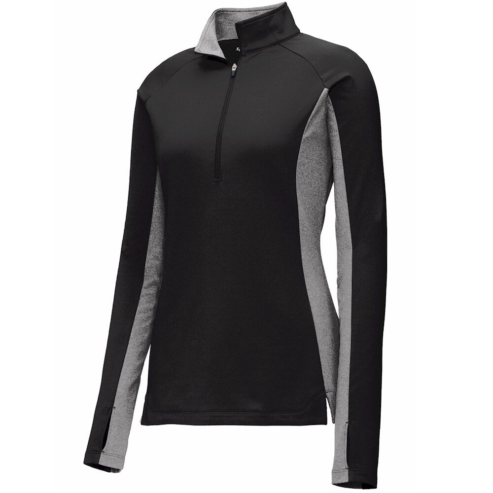 Sport-Tek® Ladies Contrast 1/2-Zip Pullover