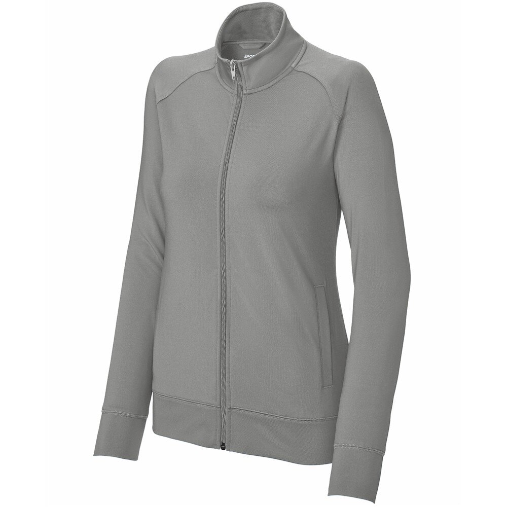 Sport-Tek Ladies Sport-Wick Full-Zip Cadet Jacket