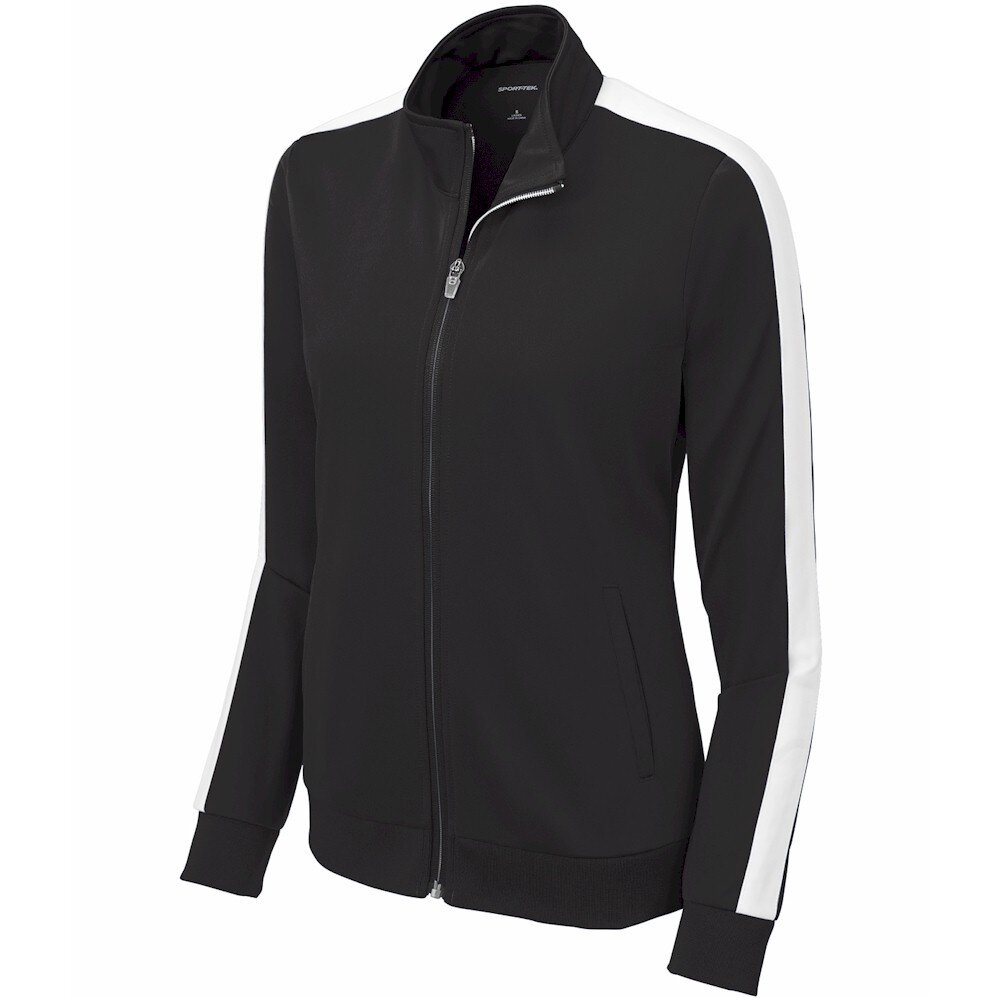 Sport-Tek ® Ladies Tricot Track Jacket