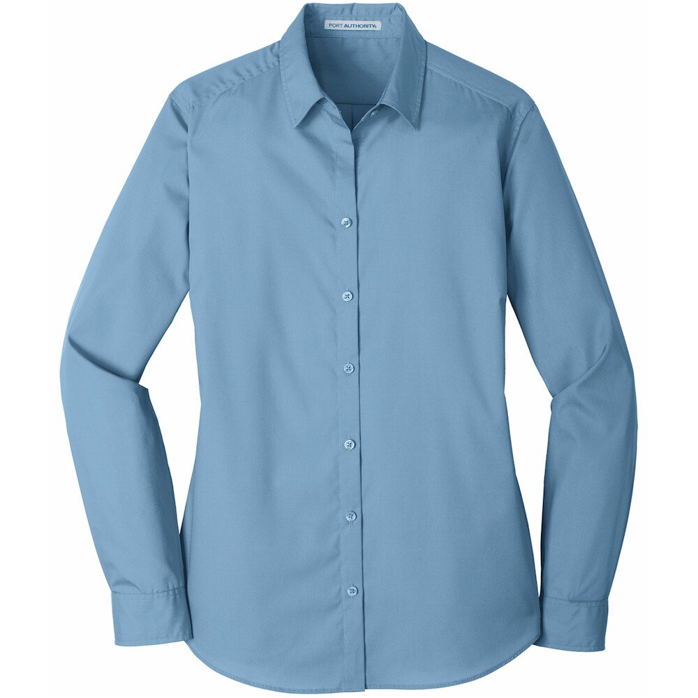 Port Authority® Ladies L/S Carefree Poplin Shir