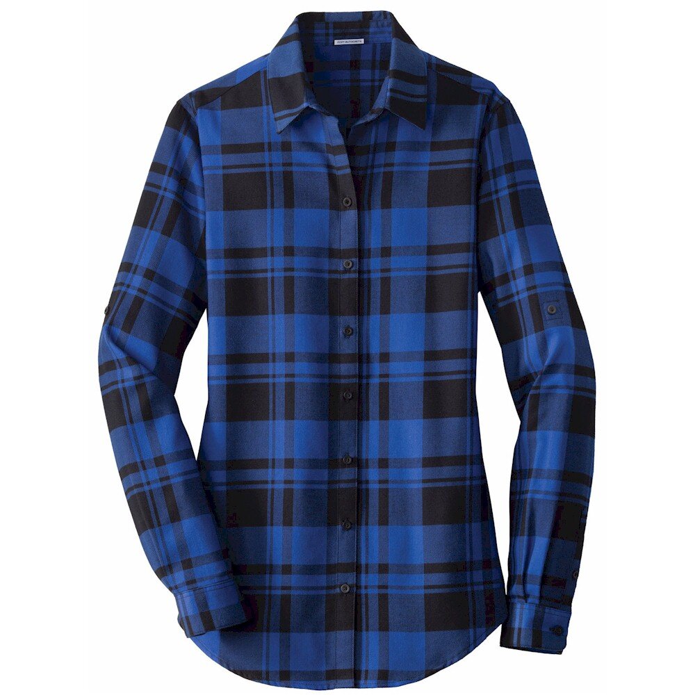 Port Authority® Ladies Plaid Flannel Tunic