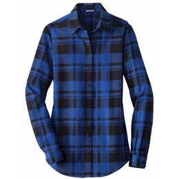 Port Authority | ® Ladies Plaid Flannel Tunic