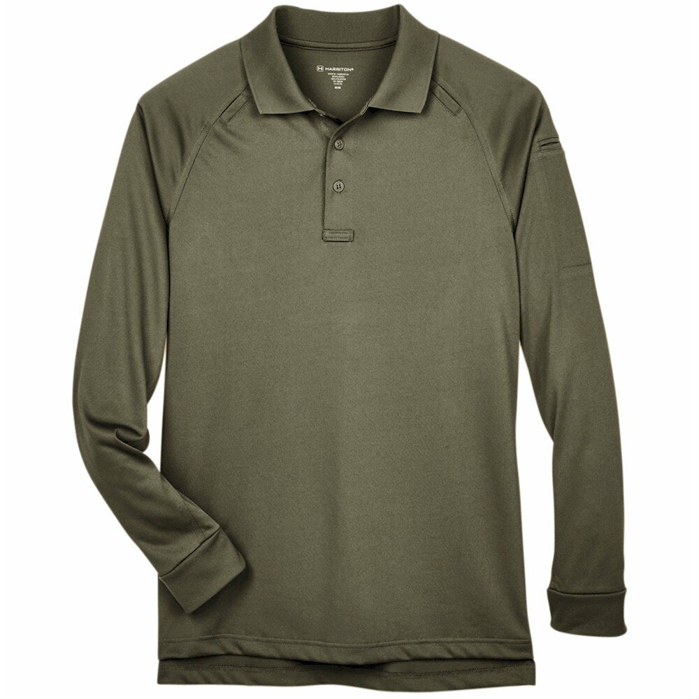 Harriton Snag Protect Plus LS Tactical Polo