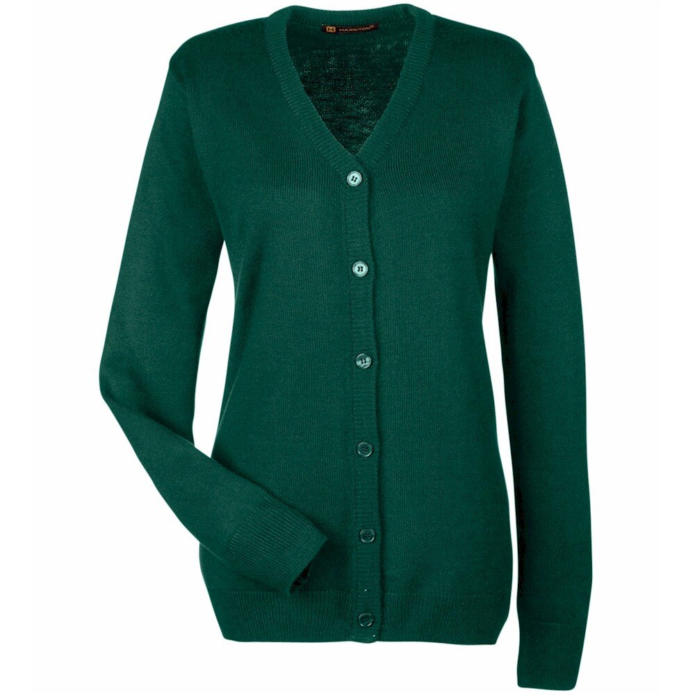Harriton Ladies' Pilbloc™ V-Neck Button Cardigan