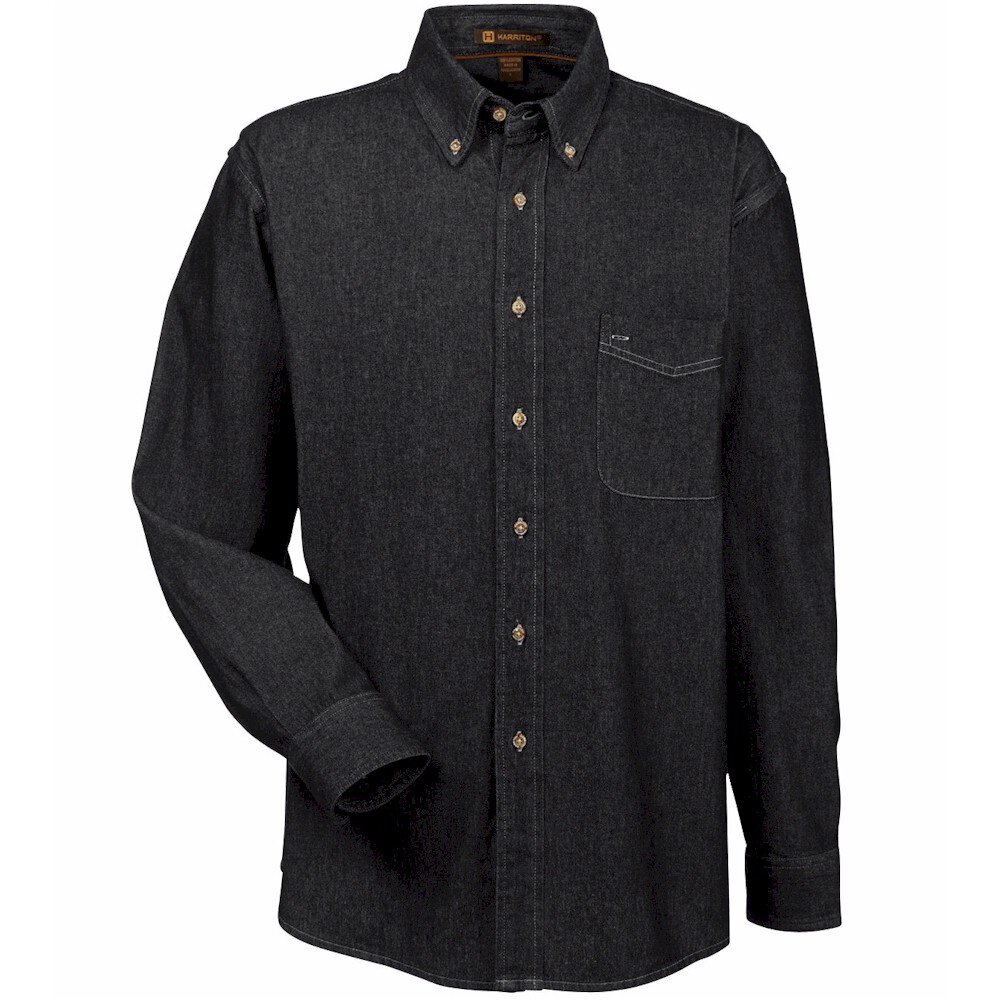 Harriton L/S Denim Shirt