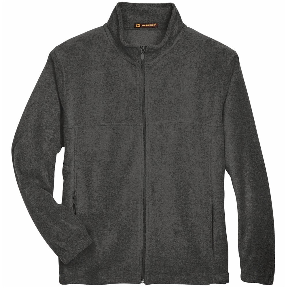 Harriton TALL 8oz. Full Zip Fleece