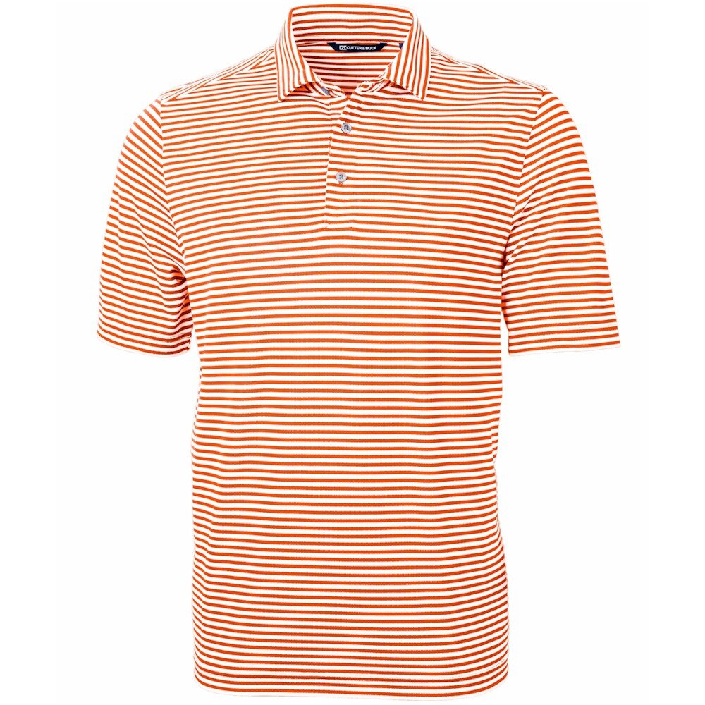 C&B Virtue Eco Pique Stripe Recycled Polo