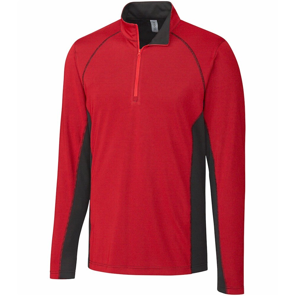 Clique Ice Pique Colorblock 1/2 Zip Pullover
