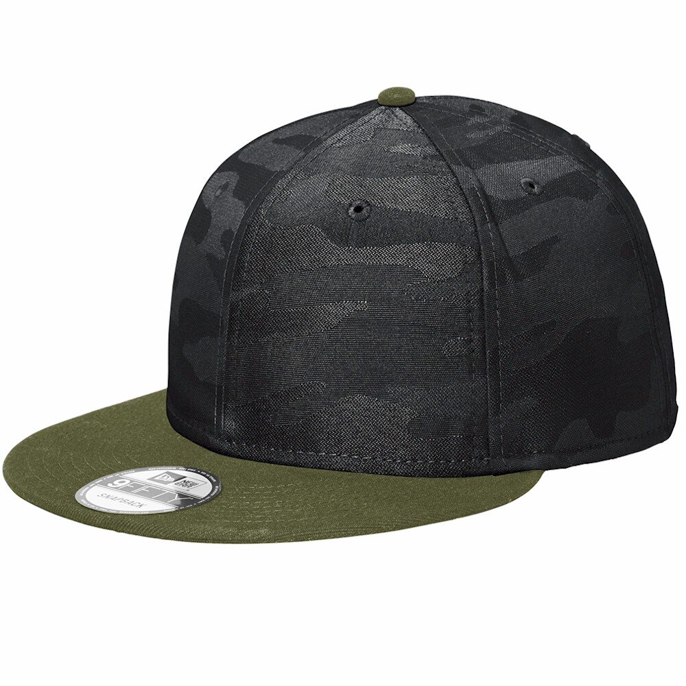 New Era ® Camo Flat Bill Snapback Cap