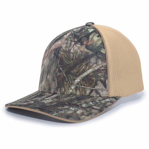 Pacific Headwear CAMO TRUCKER FLEXFIT CAP